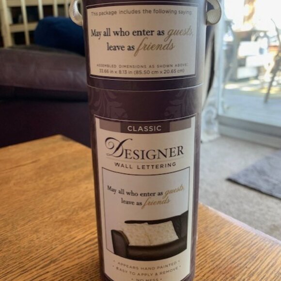 Wall Art Lettering - Picture 1 of 2